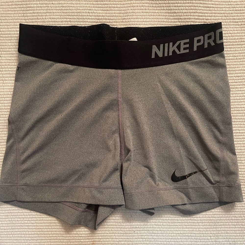 Nike Pro Dri-Fit Spandex Grey Size Small